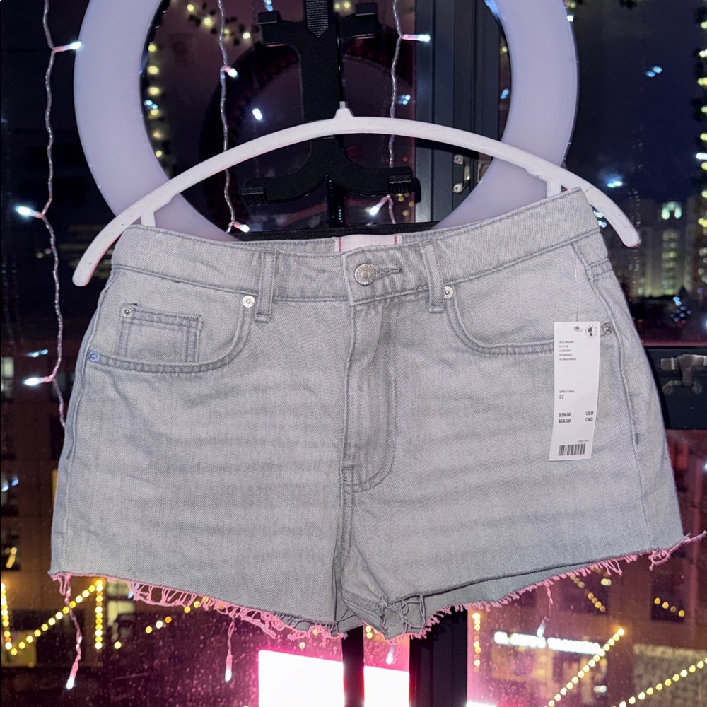 Urban Outfitters Light Gray Jean Shorts